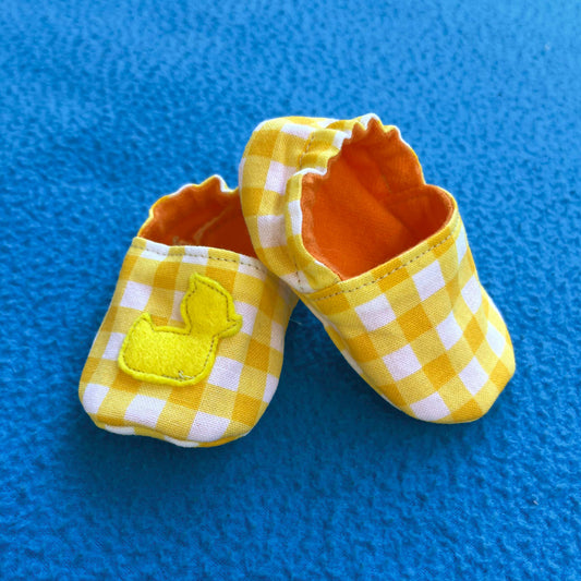 Rubber Ducky Baby Booties